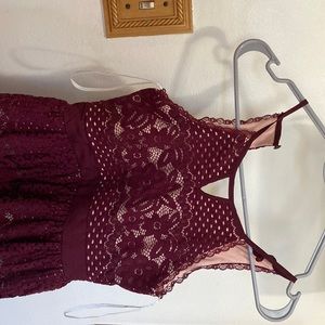 Burgundy girls dress! Brand: sequin hearts